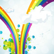 abstract rainbow background