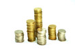 Coins Stacked up