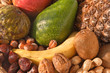 fruits and raindrops