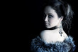 girl in fur