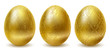 Golden eggs set.