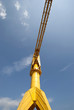 Yellow crane sky