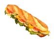 Grosses belegtes Baguette