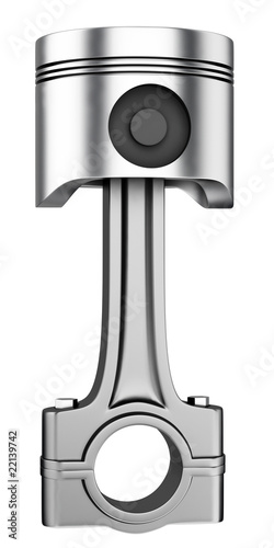 Illustration: Piston. 3d. Piston. 3d.