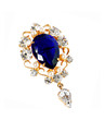 vintage brooch isolated on white