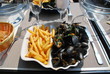Moules frites à la palmyre