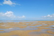 Plage à marée basse
