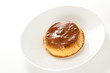 homemade egg flan with caramel
