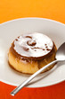 homemade egg flan with caramel