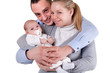Happy little family