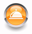 ''Restaurant'' glossy icon