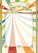 Fun scratched vintage background Fun scratched vintage background