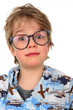 happy boy with glasses happy boy with glasses