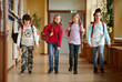 Gruppe Schulkinder