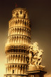 Pisa tower - great italian landmarks series Pisa tower - great italian landmarks series