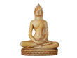 Photo : Statuette bouddha assis en tailleur en ivoire Statuette bouddha assis en tailleur en ivoire