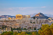 View on Acropolis at sunset View on Acropolis at sunset