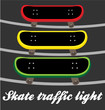 Skate traffic light