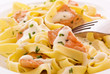 Lachs mit Nudeln