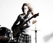 fille enfant guitare électrique