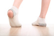 Photo: Boy wearing dirty socks with holes in them Boy wearing dirty socks with holes in them