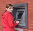 woman with cash