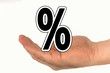 Offene Hand Handzeichen