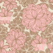 Doodle Floral Seamless Pattern Color