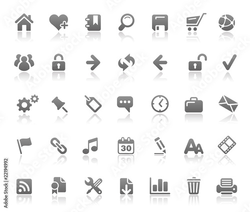 Vektor: Website & Internet Icons // Basics Series Website & Internet Icons // Basics Series