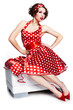 Pin-up girl. American style