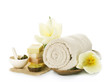 Spa treatment isolated on white