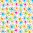 abstract seamless floral background
