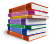 Stack of color books