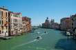 Grand Canal and church in Venice, Italy