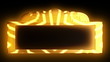 Looping Gold Theatrical Marquee