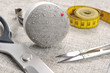 Close up of tailor equipment. Close up of tailor equipment.