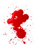 Blood splatters