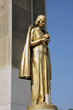Statue dorée au Trocadéro, Paris Statue dorée au Trocadéro, Paris