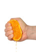 Hand with Orange