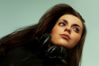 Music collection - Attractive young music lover