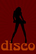 sexy woman disco