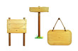 Wooden signs