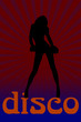 sexy woman disco