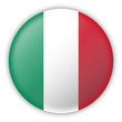 Round Pin Flag of Italy