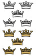 Heraldic crowns
