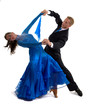 Foto: Ballroom Dancers Blue 01 Ballroom Dancers Blue 01