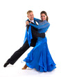 Foto: Ballroom Dancers Blue 03 Ballroom Dancers Blue 03