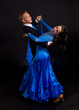 Foto: Ballroom Dancers Blue 12 Ballroom Dancers Blue 12