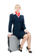 a stewardess