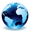 Photo en ligne au meilleur prix World globe abstract vector illustration